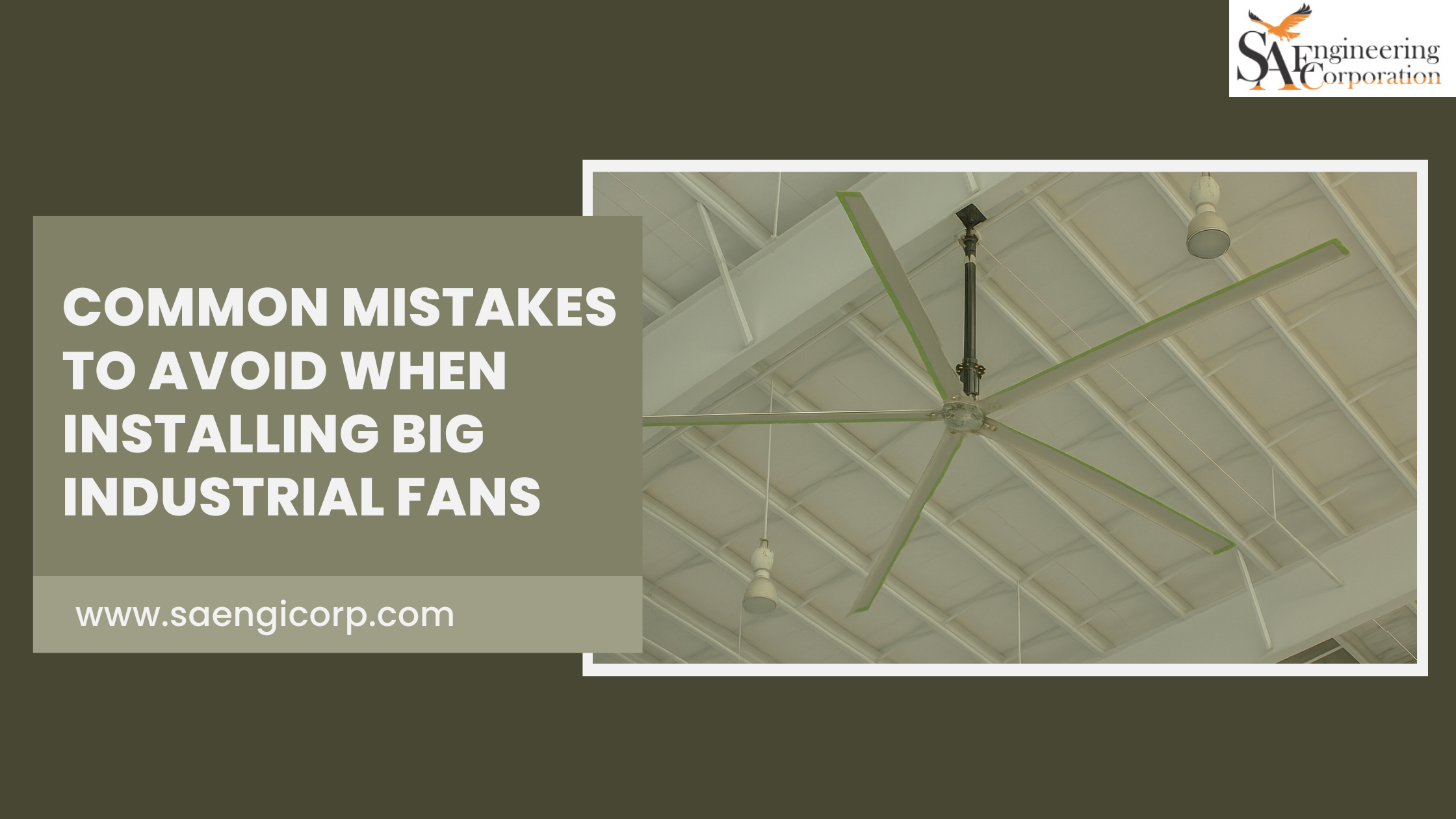 Common Mistakes to Avoid When Installing Big Industrial Fans Common Mistakes to Avoid When Installing Big Industrial Fans